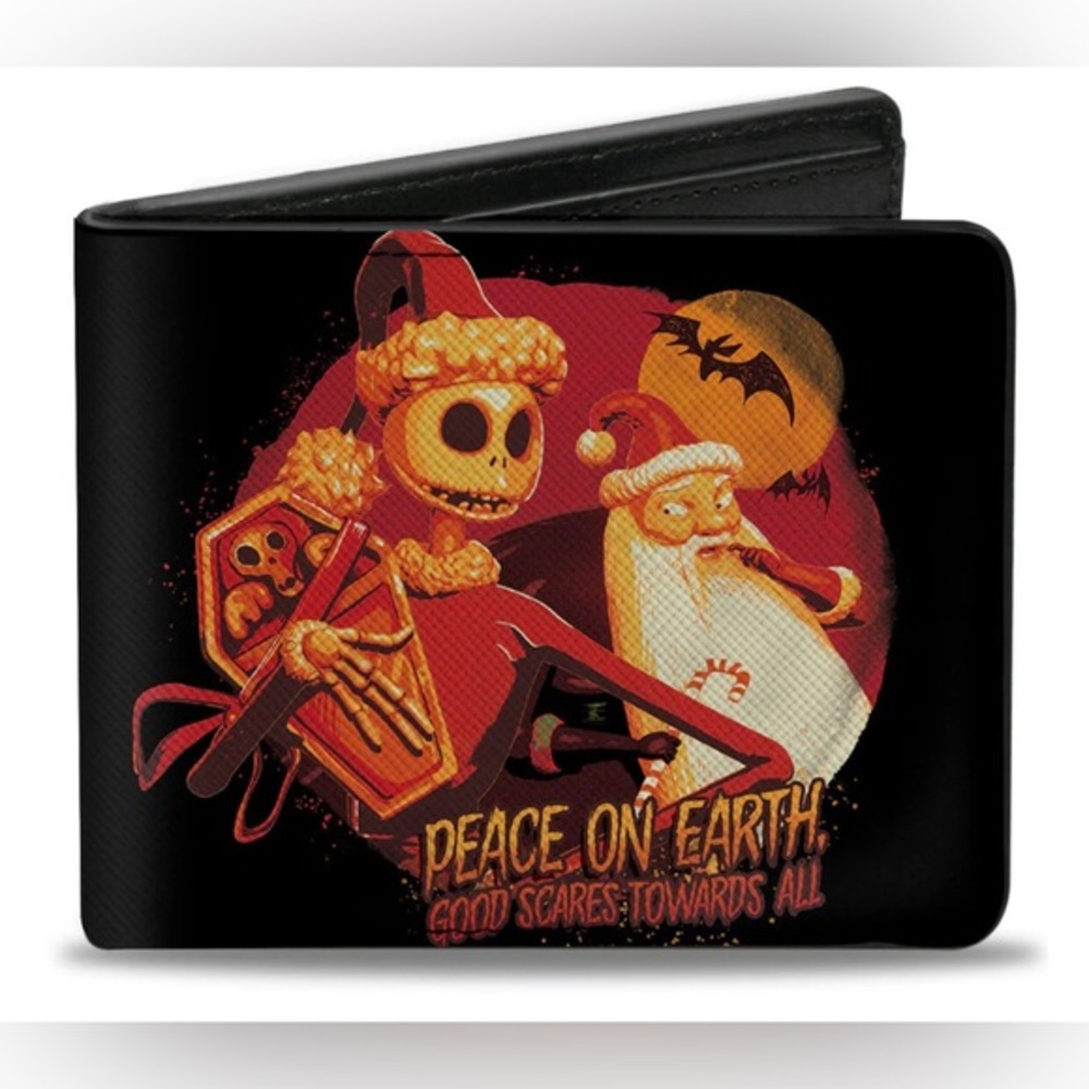 Disney’s The Nightmare Before Christmas Jack‎ Skellington Peace on Earth wallet
